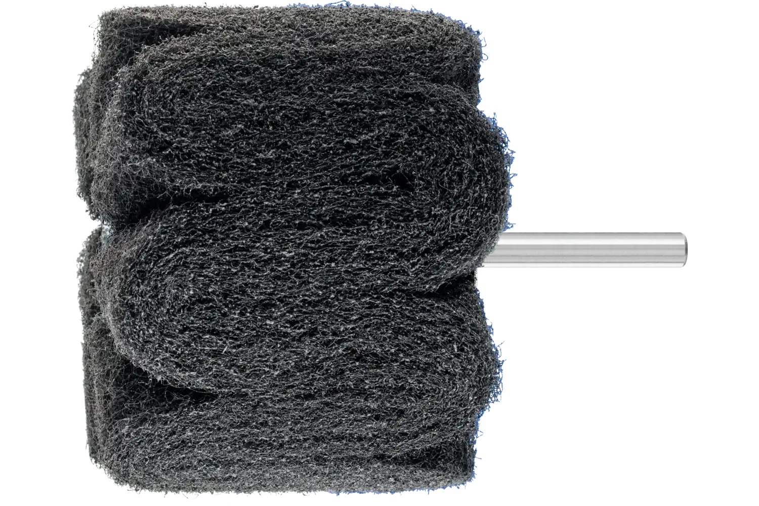 Picture of Pferd Polinox® Mounted Flap Wheel, 3"X 2, 280 Grit, Corrugated, 1/4" Shank, Silicon Carbide